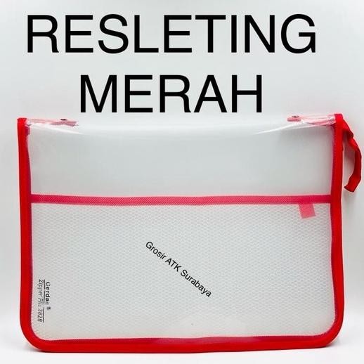 

MAP ZIPPER RESLETING / Tas Sekolah Kursus Les Dokumen Zipper Ziper RESLETING Folio
