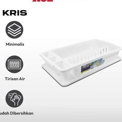 Ace Stora Rak Piring Plastik - Putih