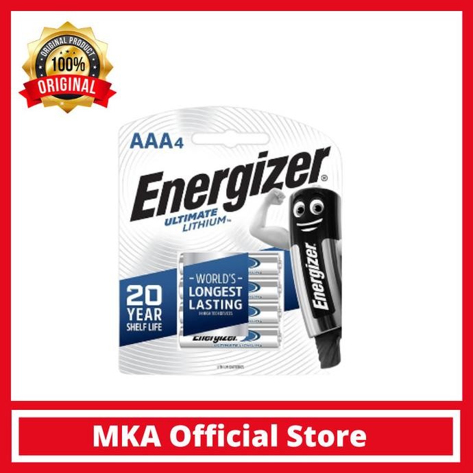 

TERSEDIA ENERGIZER LITTHIUM BATTERY A3 BP 4