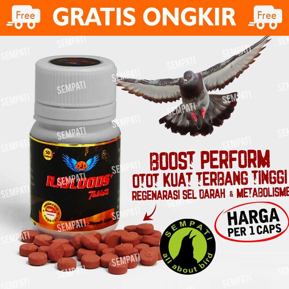 Rjbloods Rjb Bloods Blud Blood Merpati Vitamin Merpati Balap Kolong Pos Penambah Sel Darah Merah Oba