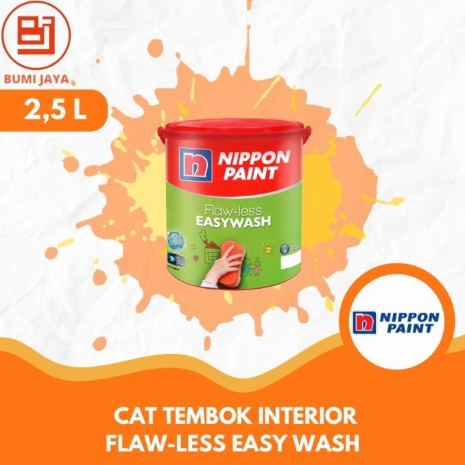 Cat Tembok Interior Flawless Easy Wash Nippon Paint 2,5L