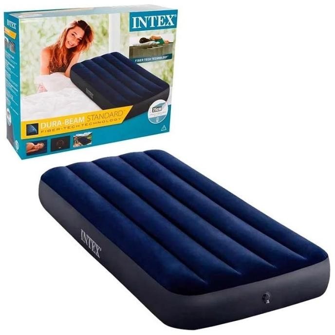 INTEX KASUR ANGIN SINGLE PORTABLE - INTEX KASUR TIDUR ANGIN