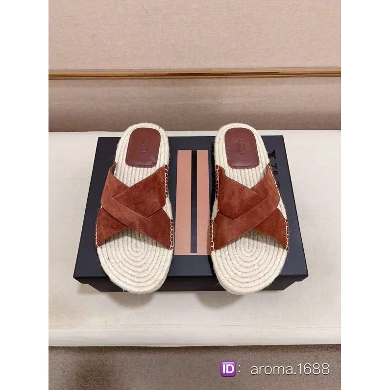 Sepatu pria ZEGNA sandal biasa