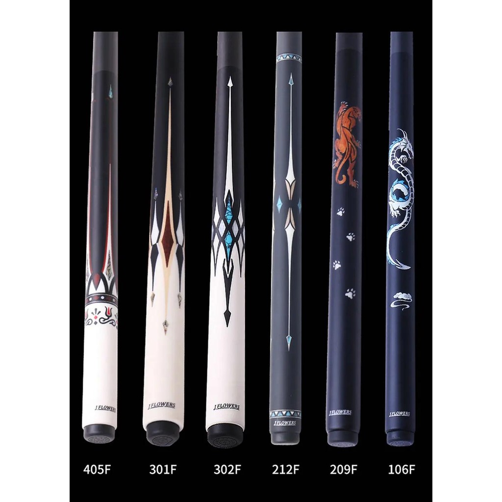 j flowers jsk series carbon fiber energy snooker billiard pool cue stick 10.2mm + case holder set