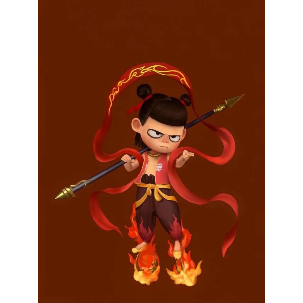 Pakaian Anime Nezha Gadis Nezha Devil Boy