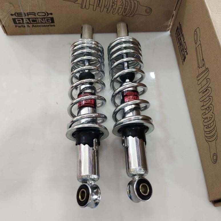 Len Shock Shockbreaker Motor Yamaha Jupiter /Vega /Fizr/( Bro Racing) 280 Mm Crom Sepasang