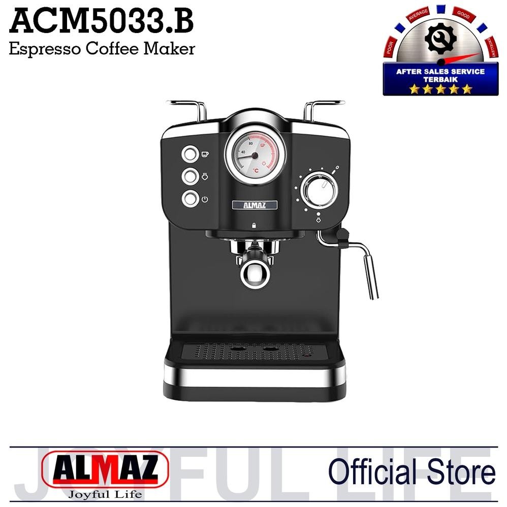 Ndala Almaz Coffee Maker Mesin Kopi Espresso Acm5033 Black