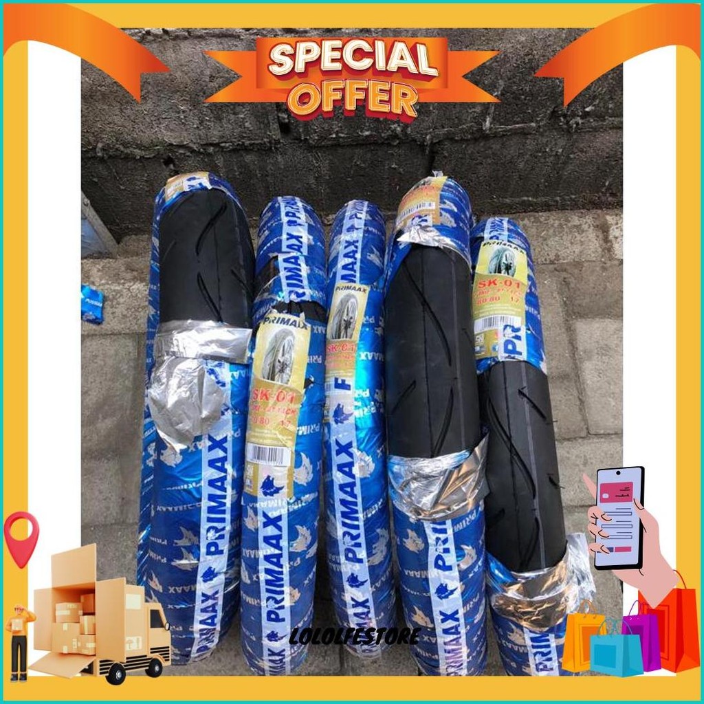 Ban Luar Primaxx Sk 01 Soft Compound Ban Donat 60/80 70/80 80/80 90/80 Ring 14 17 Sk01 Diskon