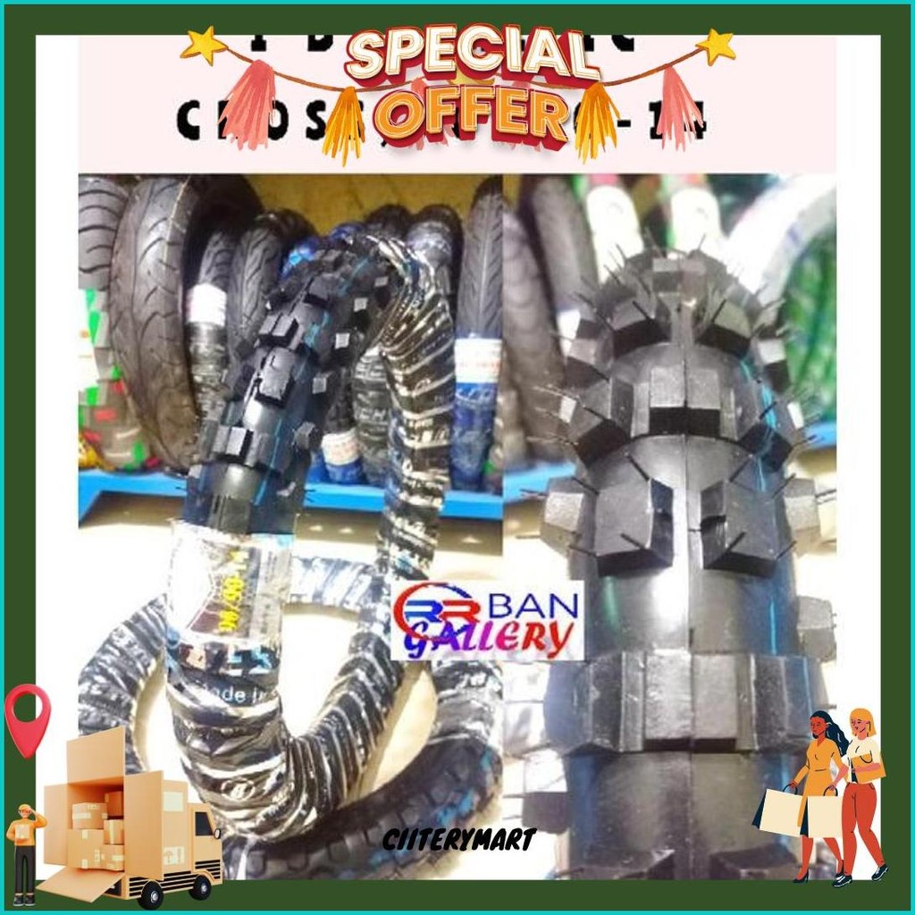 Ban Montor Metic Cros 90/90-14 Ban Honda Beat Vario Spacy Scupy Mio Spin Xeon Fino Nex Xread Ban Lua