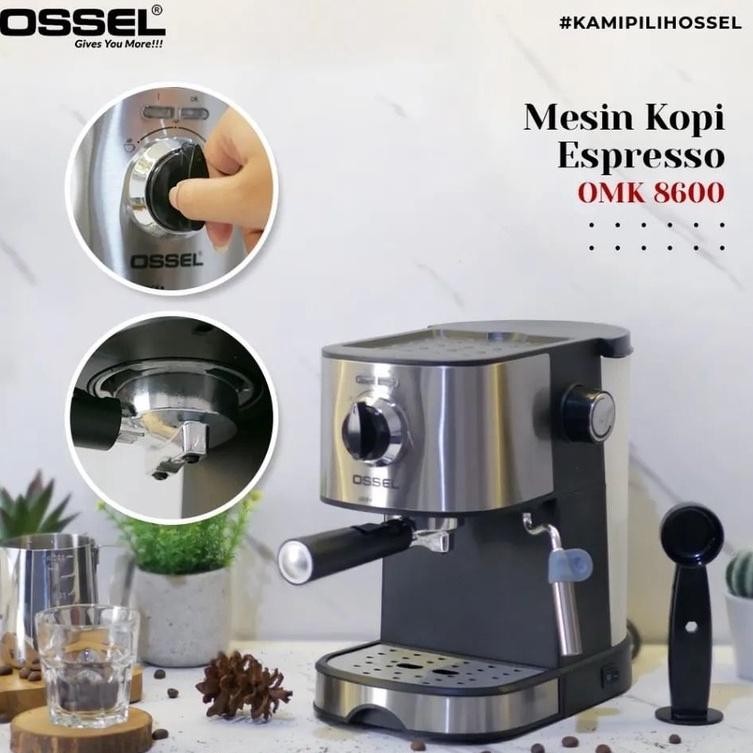 Ndala Mesin Kopi Espresso Coffe Machine Omk 8600 Ossel Espresso Coffee Maker Mesin Espresso Kopi