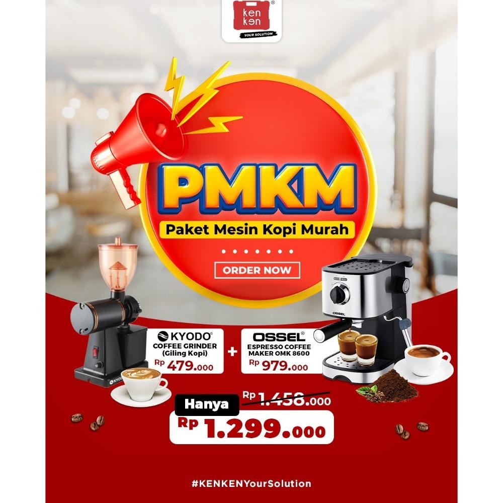 Jakala Paket Murah Mesin Gilingan Kopi Espresso Kopi Coffee Grinder Paket Mesin Kopi Murah Paket Cof