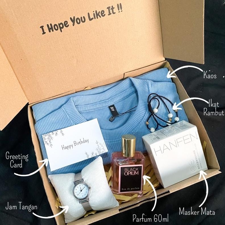 

DISKON! [B6560]GIFT BOX KAOS RIB CEWEK/KADO PACAR/KADO ULANG TAHUN/HAMPERS LEBARAN/HAMPERS RAMADAN/KADO VALENTINE/KADO ANNIVERSARY/KADO WEDDING/KADO WISUDA/HAMPERS NATAL/HAMPERS TAHUN BARU/KADO VALENTINE