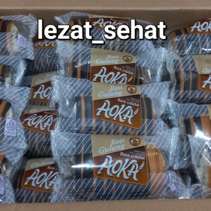 

Roti Aoka Gulung Varian Coklat 1 dus isi 60pcs