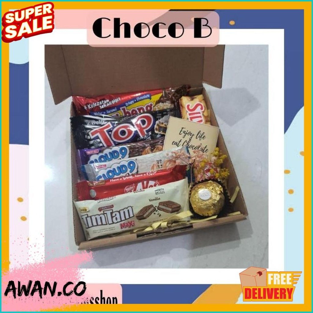 

Snackbox / Gift Box / Kado : Chocolate / Cokelat (Cod)