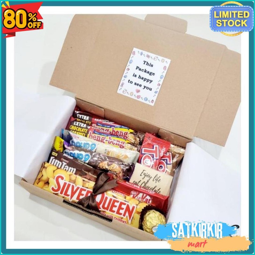 

Snackbox / Gift Box / Kado : Chocolate / Cokelat (Lagi Viral)