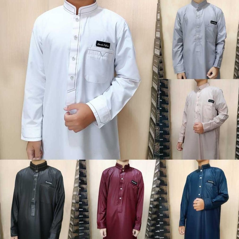 Jubah Remaja Hamada Fashion, Jubah Remaja Toyobo, Jubah Saudi, Jubah Arab, Jubah Polos Preum, Jubah 