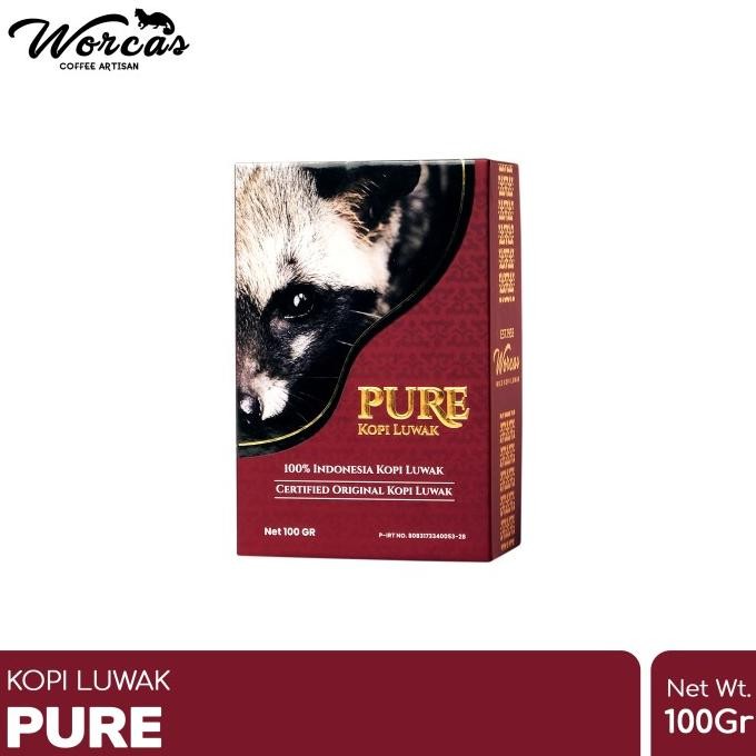 

Worcas Pure Luwak Coffee 100Gr - Classic Box