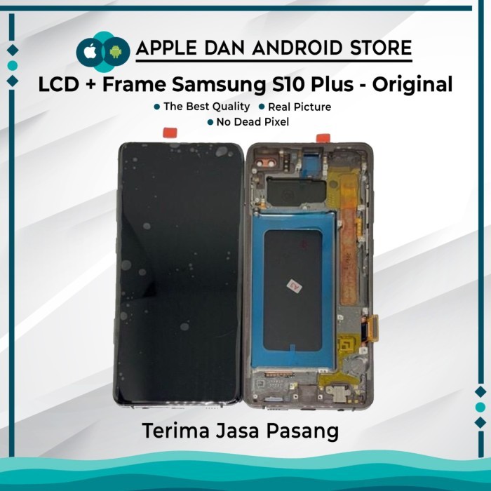 LCD SAMSUNG S10 PLUS + FRAME ORIGINAL