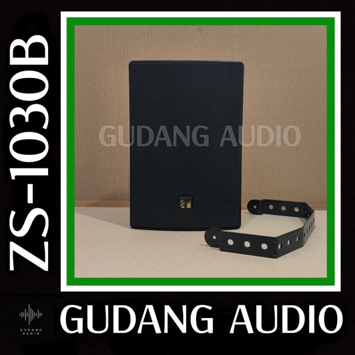 2 PCS Speaker TOA ZS-1030B Hitam 30 watt speaker dinding masjid