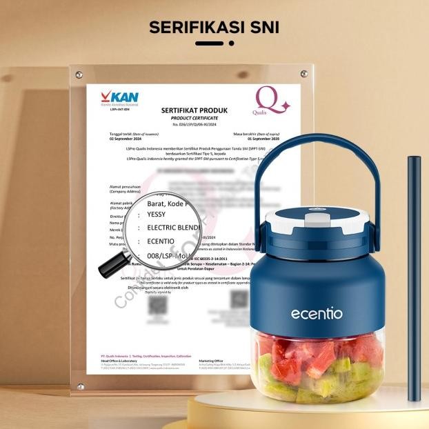 Ecentio R Cup R Portable 8Mata Pisau Blender Portable