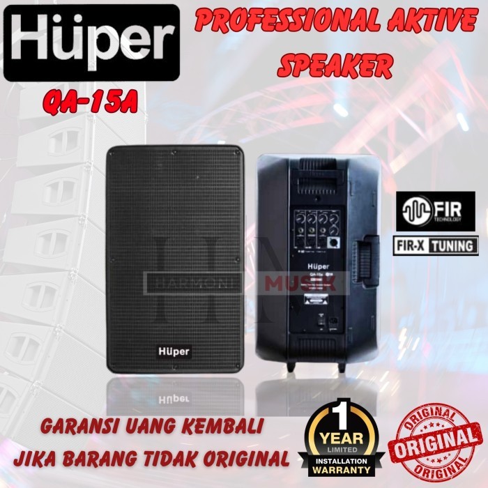 Huper QA-15A - Speaker Aktif Huper QA-15A - QA15A - Garansi RESMI