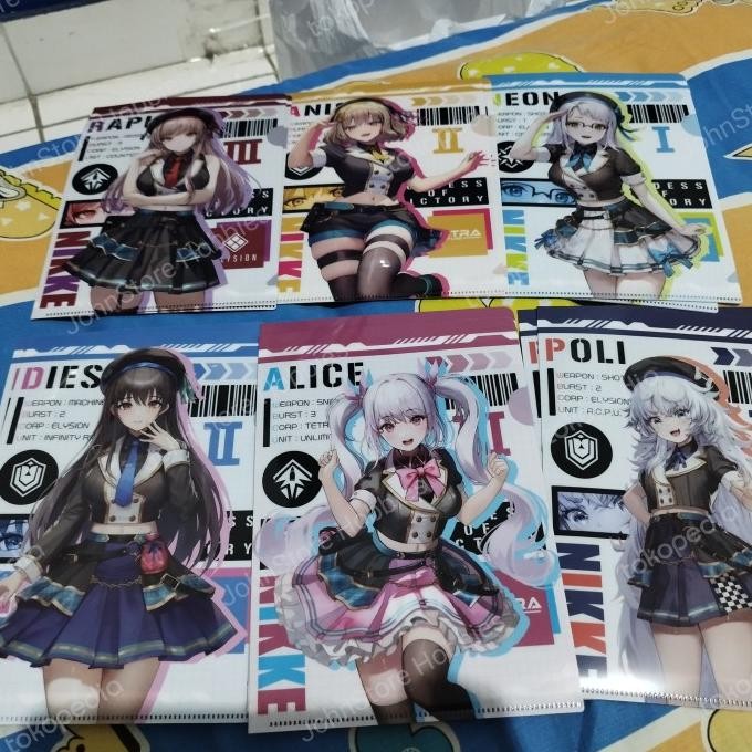 

NIKKE X FamilyMart A5 Clear File