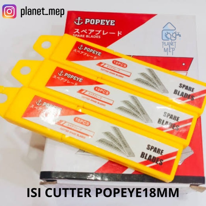 

*#*#*#*#] ISI CUTTER BESAR POPEYE 18MM