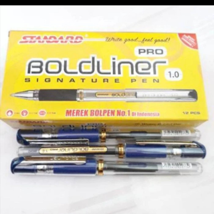 

Ready PULPEN STANDARD BOLDLINER PRO 1.0 1 LUSIN 12 PCS