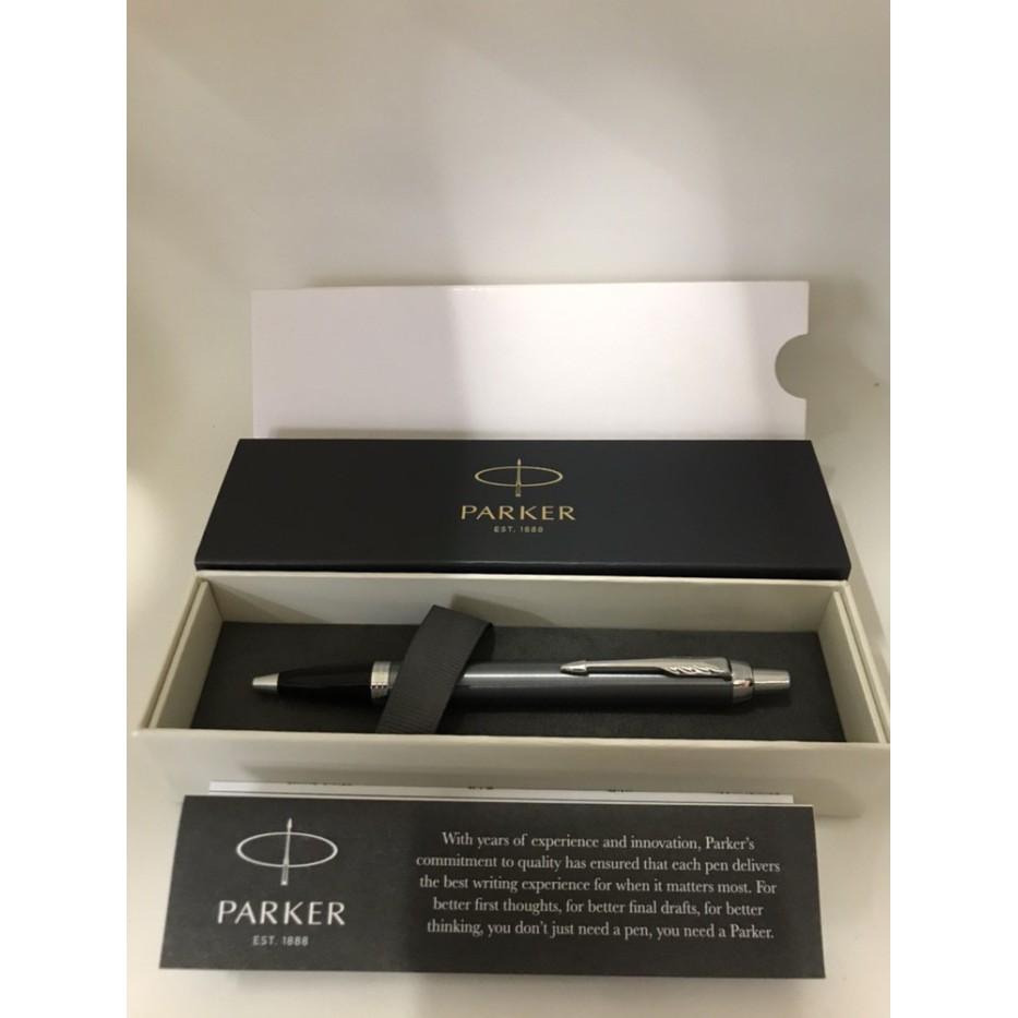 

Ready Pulpen Parker IM New Light Blue Grey Original BP CT ( Klip Silver )
