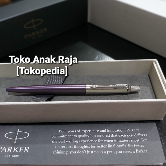 

Ready Pen Parker Jotter CandyViolette Ballpoint - Full Stainless Body