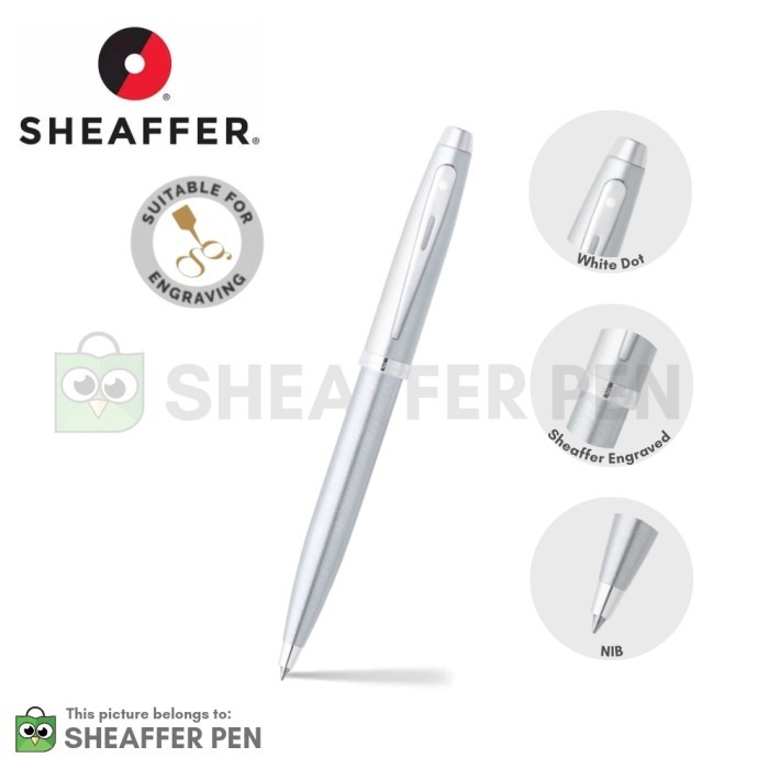 

Ready Sheaffer SGC100 Brushed Chrome Featuring Nickle Plate Trim Ballpoint