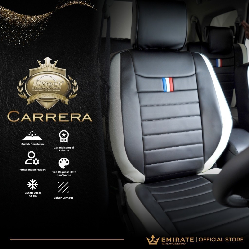 Sarung Jok Mobil / Cover Jok Mobil Bahan MBTech Carrera