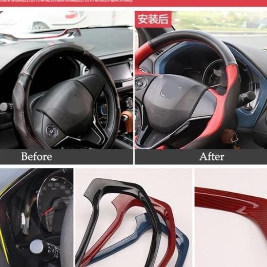 Carbon Fiber Panel Cover Speedometer For Honda HR-V HRV 2014 - 2017