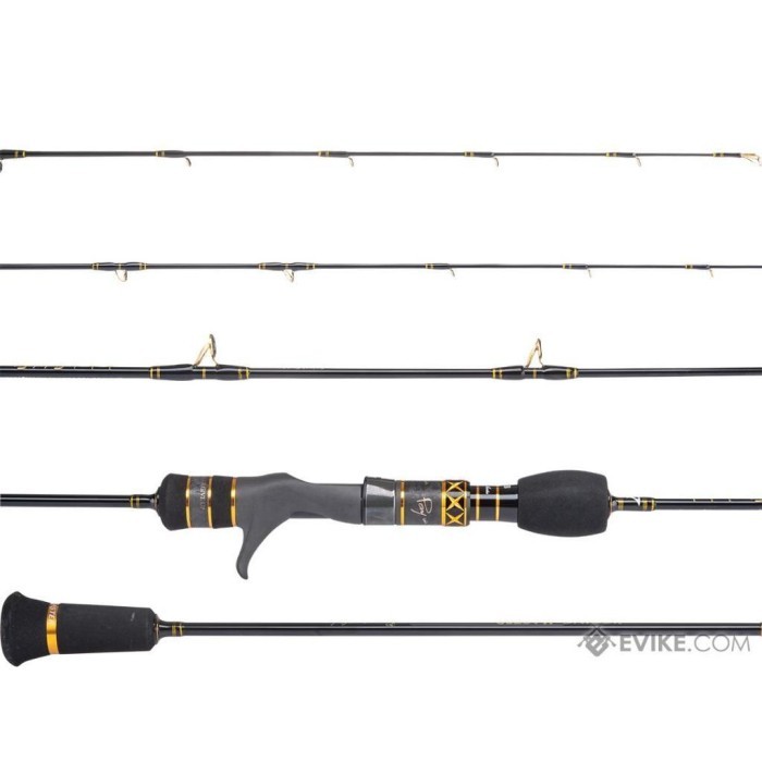 Jigging Master Solid Star Jigging rod 6'0 #2B / PE1~3 BK/GD