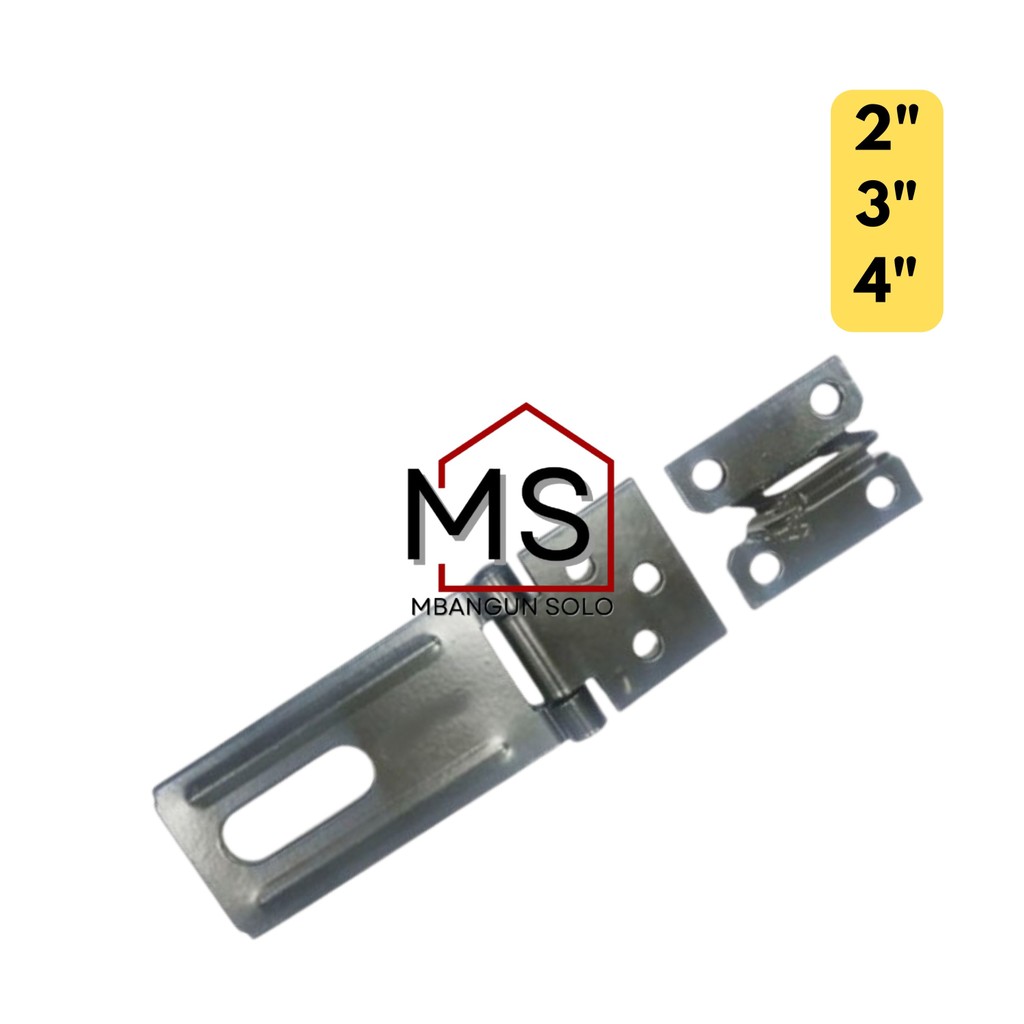 Overpal stainless Cantolan Slot Gembok 2" 3" 4"  Brabus