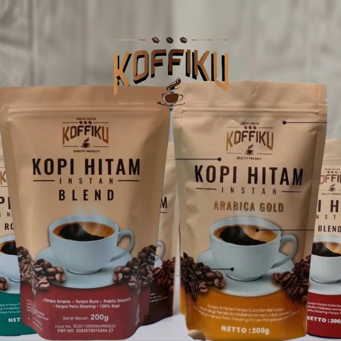 

KOFFIKU kopi instan BUNDLING Blend+Arabica Gold