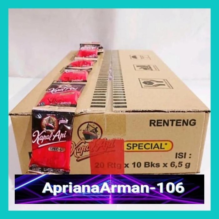 

ASH1 Kapal Api Special Mini 1 Dus Isi 200 Sachet @6.5gram