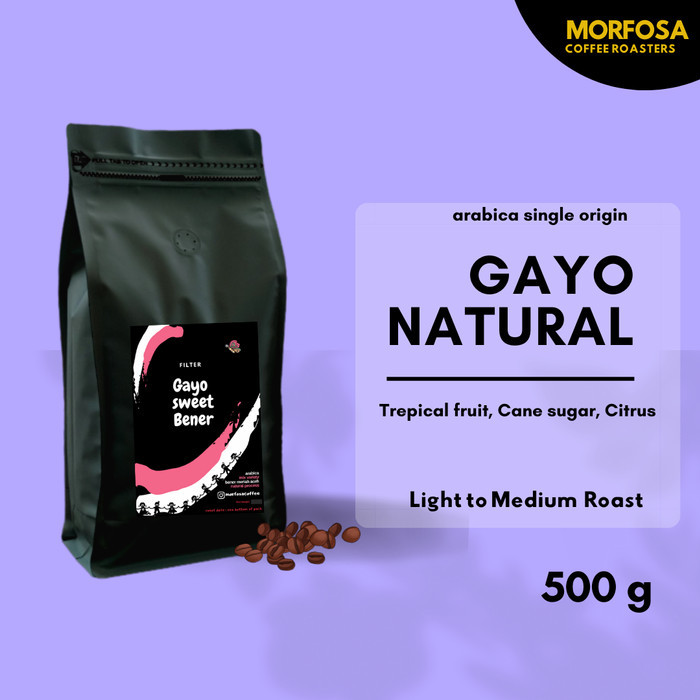 

Biji Kopi Bubuk Arabika Gayo Natural Arabica Coffee Bean 500gr