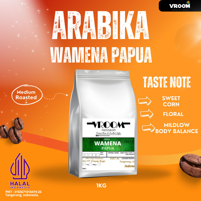 

Kopi Arabika Wamena Papua 1Kg Roasted Bean Bubuk