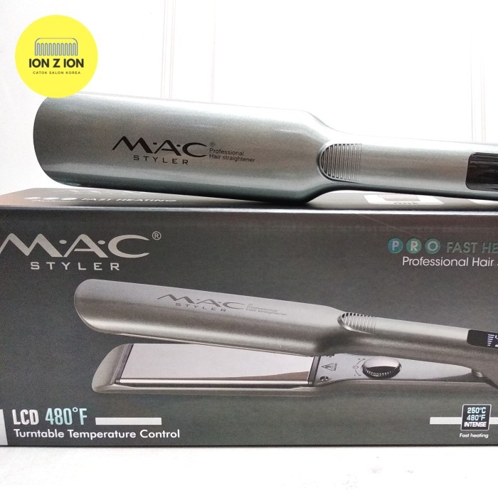 Catok Rambut Salon Mac Styler Titanium Smoothing Lebar
