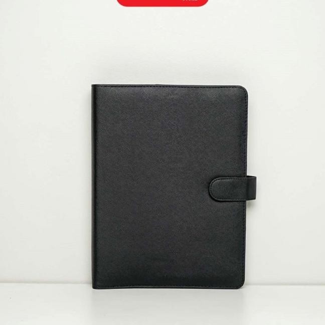 

Binder Kulit Polos Eksklusif 26 Ring Organizer Kertas B5 Hitam
