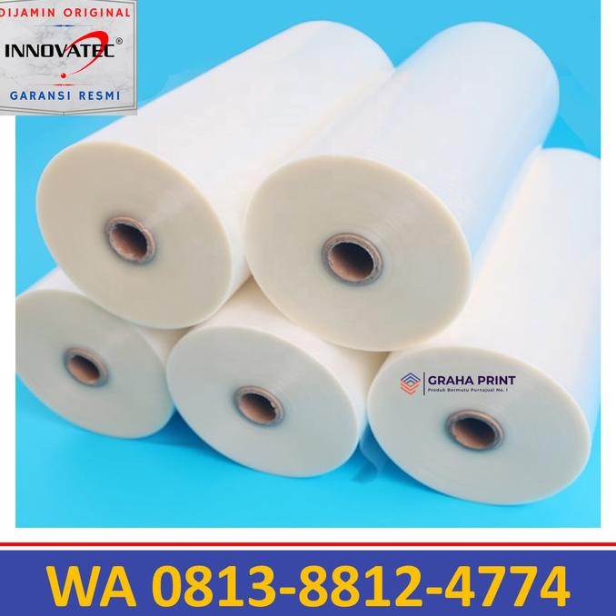 

TERLARIS - Plastik Bahan Laminasi Laminating Roll Panas Thermal 33cm x 200m Doff