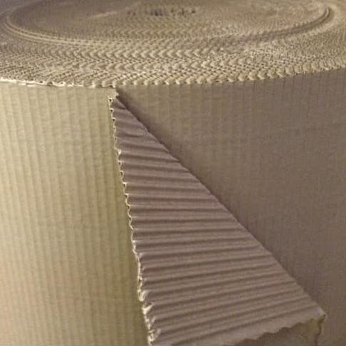 

Kardus Lembaran Gulungan Corrugated Karton / Single Face Roll 80 Cm