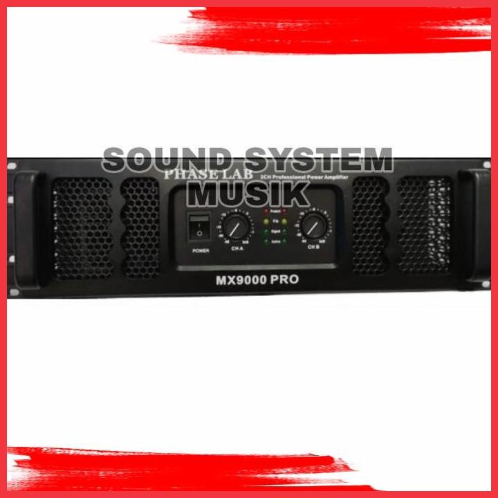 (SOU) POWER PHASELAB MX9000PRO MX 9000 PRO MX9000 PRO 2 CHANNEL ORIGINAL