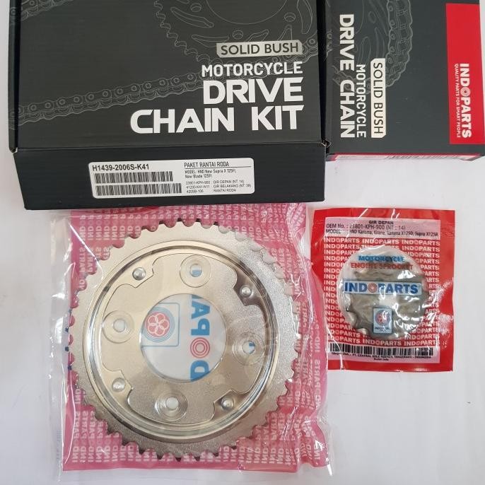 TERMURAH - GEAR SET HONDA SUPRA X 125 FI / BLADE 125 FI / H1439-2006S-K41