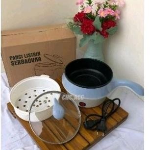 Panci Listrik Serbaguna ( Om ) Portable Anti Lengket / / Untuk Anak Kos