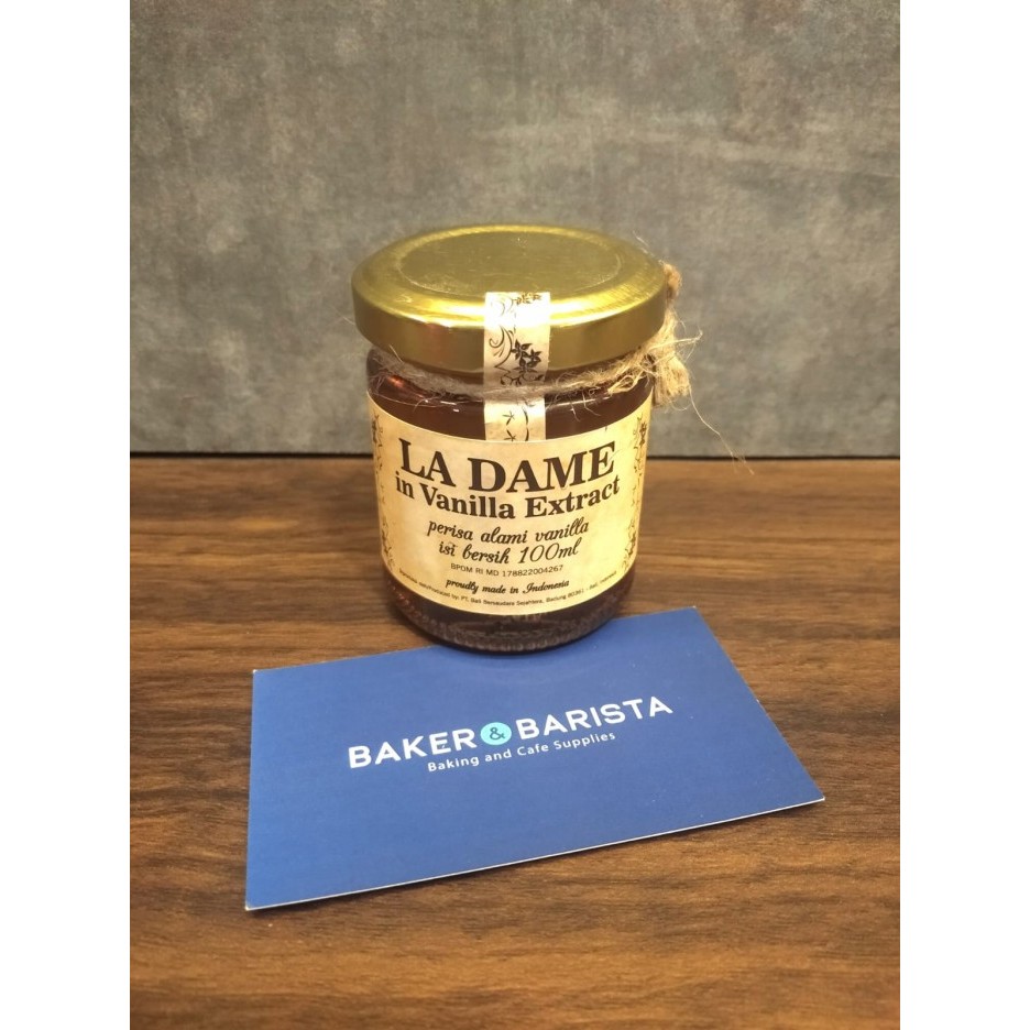 

TERBARU LA DAME IN VANILLA EXTRACT 100ML - EKSTRAK VANILA HALAL MUI