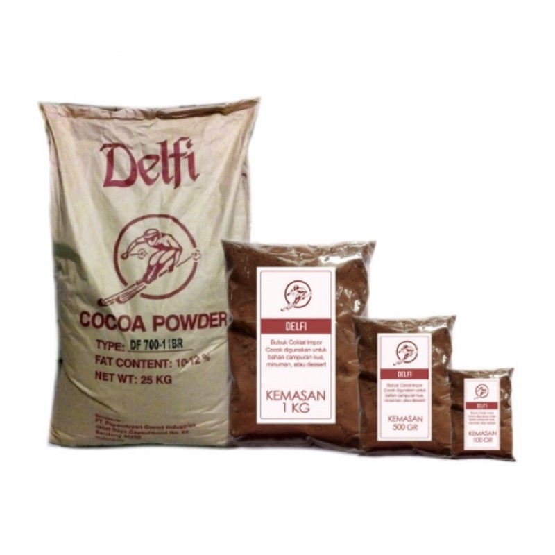 

Cocoa powder Delfi 500gram Coklat bubuk delfi murni original