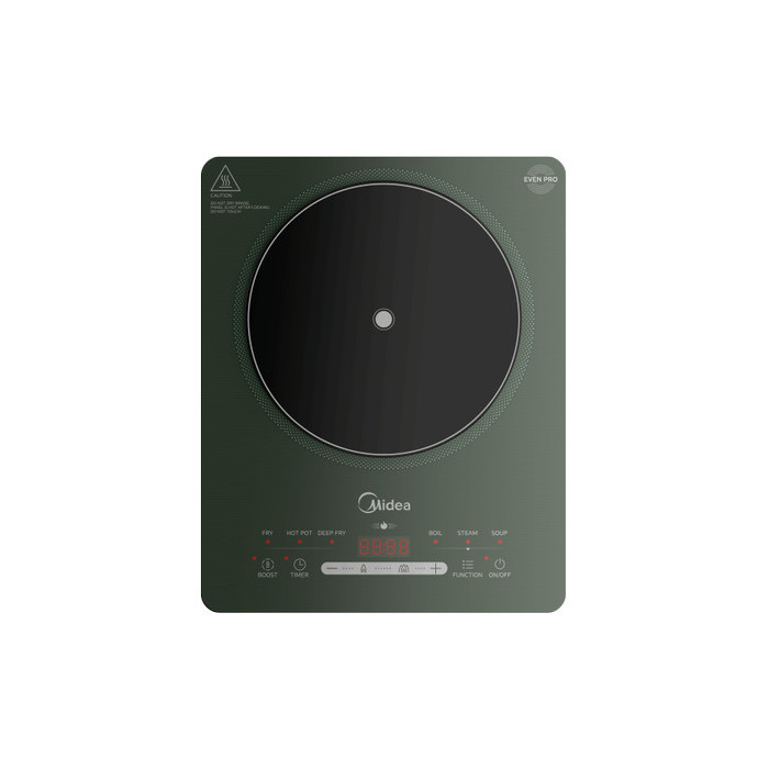 Midea MIC221T0AGG Kompor Listrik Induksi Forest Green 2200W 9 Tingkat Panas