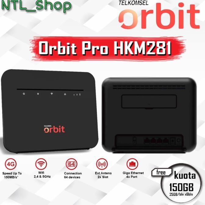 HARGA DISC - Orbit Pro HKM281 - Telkomsel Orbit Pro HKM281 Modem WiFi 4G